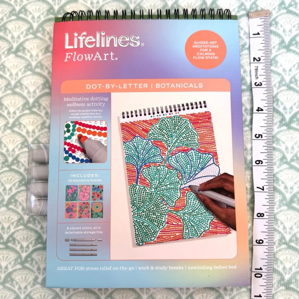 New Dot Art Kit. Includes Drawing Pad, Markers, and Instructions. FlowArt. - Picture 10 of 14